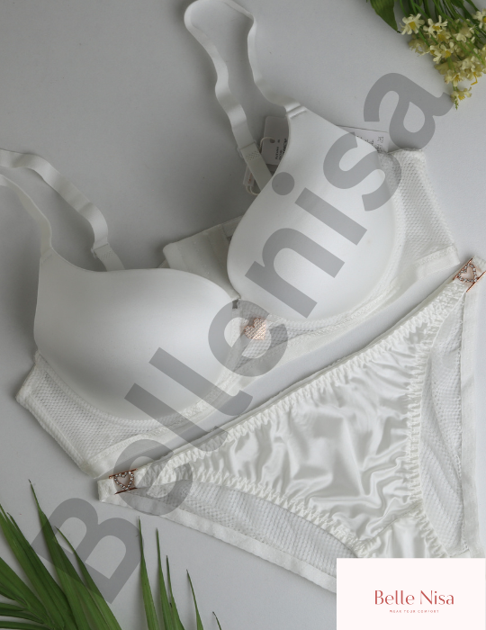 Premium Padded Push-Up Bra & Panty Lingerie Set — Multiple Colors-12700